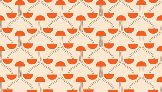 Mindfulness Zen Orange Wallpaper