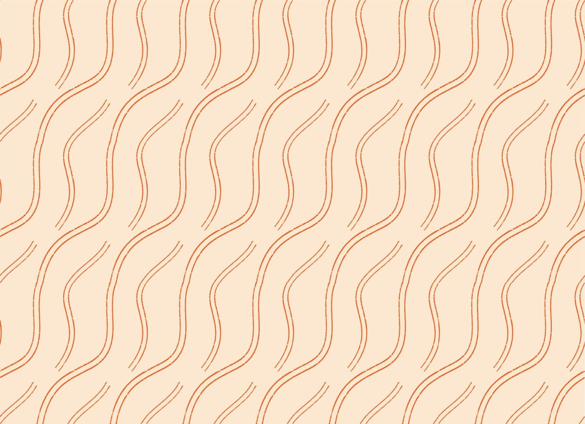 Orange Lines Mindfulness Zen Wallpaper in your room