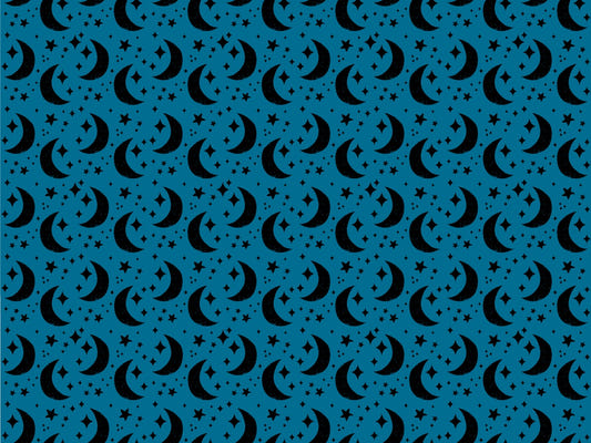 Moon Blue Background Wallpaper