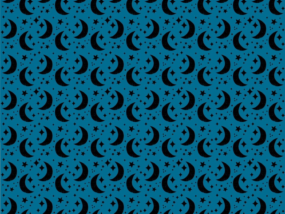 Moon Blue Background Wallpaper in your room