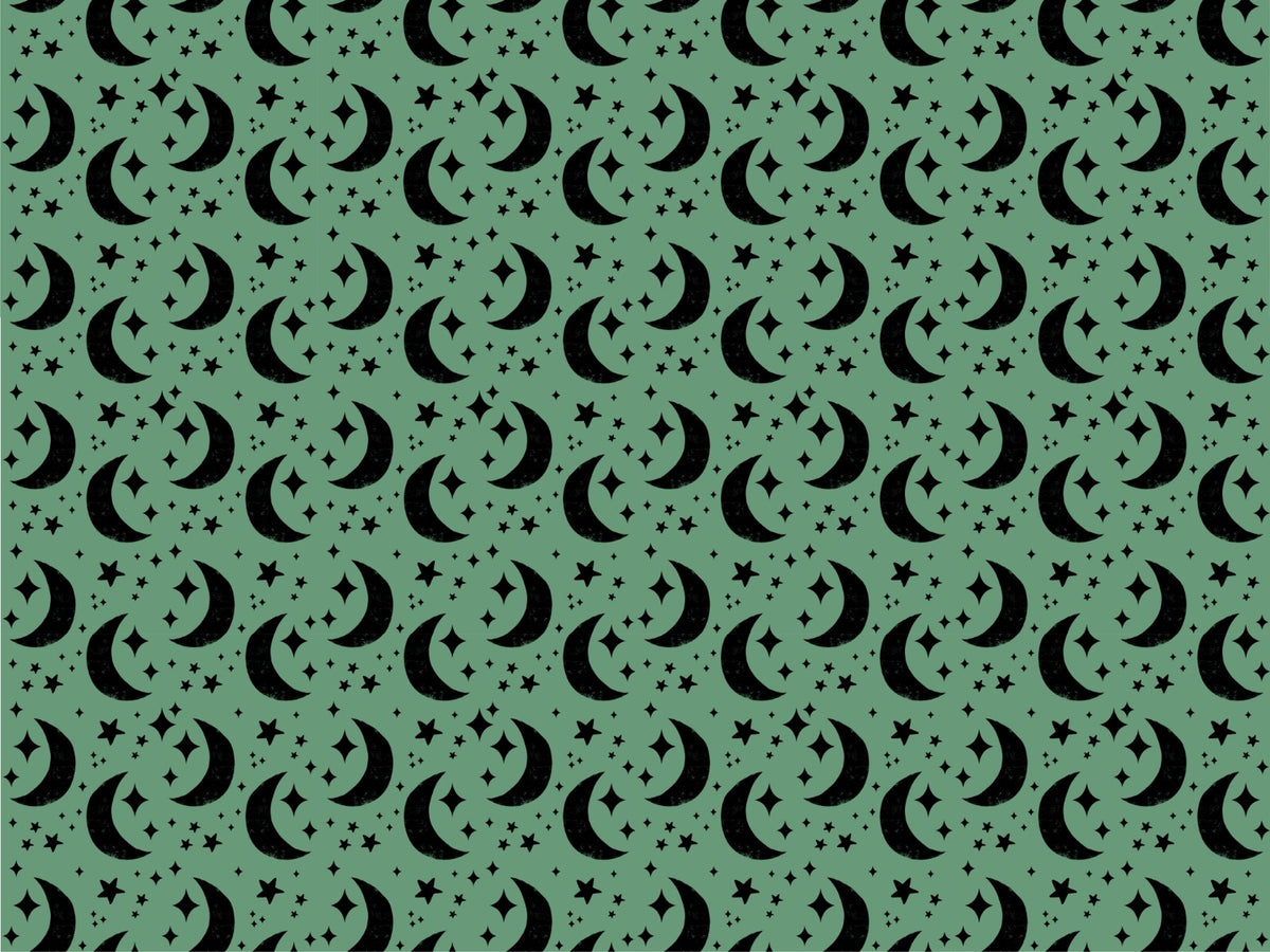 Moon Green Background Wallpaper in your room