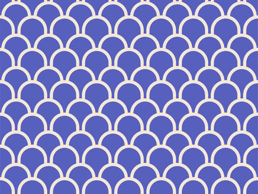 Scallop Purple Color Wallpaper For Walls