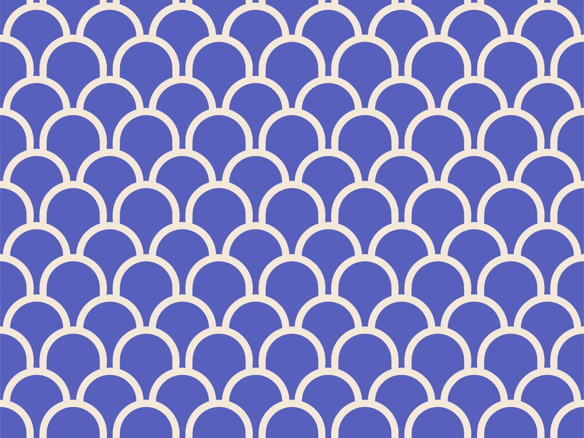 Scallop Purple Color Wallpaper For Walls