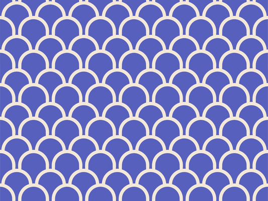 Scallop Purple Color Wallpaper For Walls
