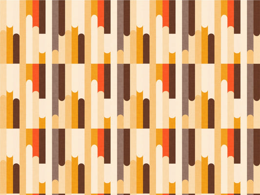 Retro Color Block Classic Wallpaper