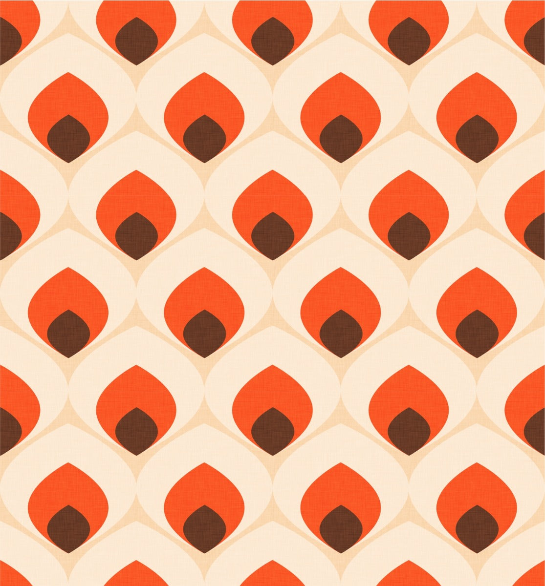Ogee Classic Design Pearl Wallpaper