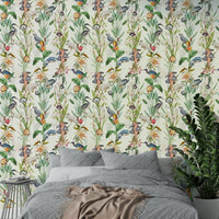 Whimsical dreamscape wallpaper with a soothing palette

