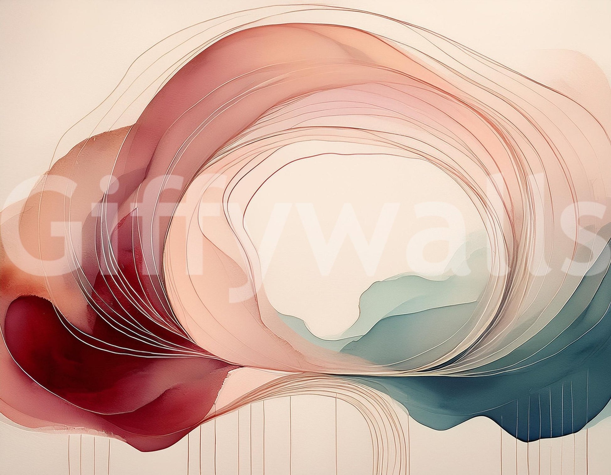 Sweet Sleep Portal mural transforming your room into a peaceful haven.

