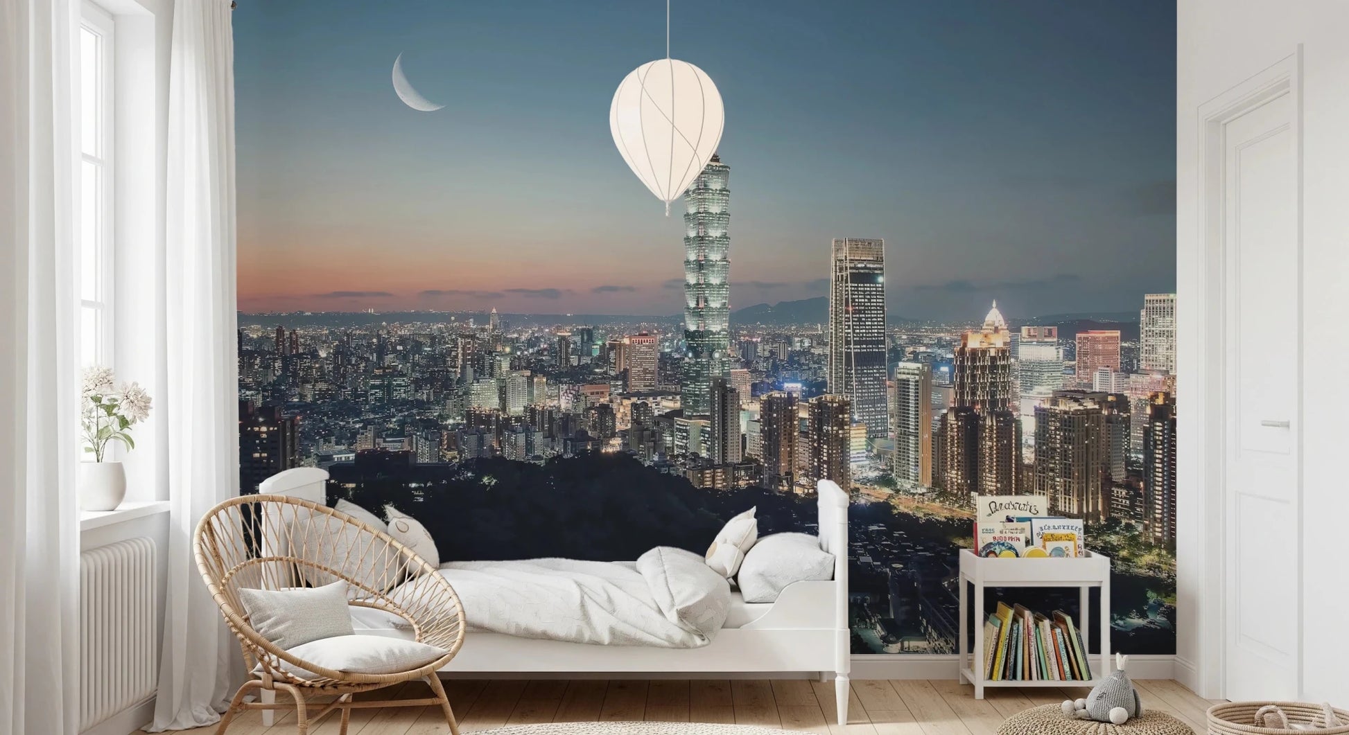 Taipei Nights Wall Mural