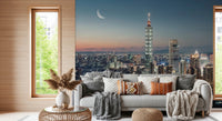 Taipei Nights Wall Mural