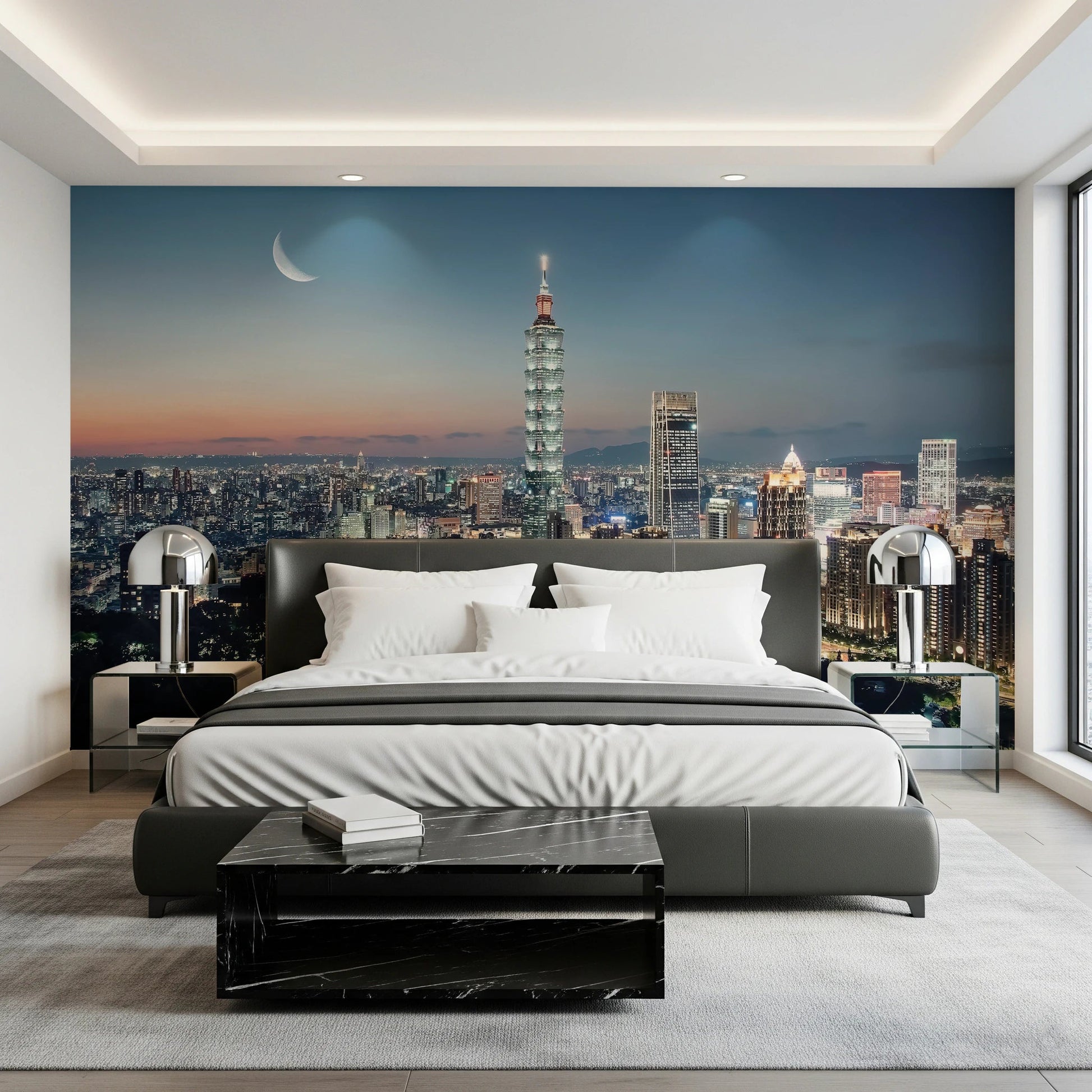 Taipei Nights Wall Mural
