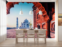 Taj Mahal Architecture Wall Mural