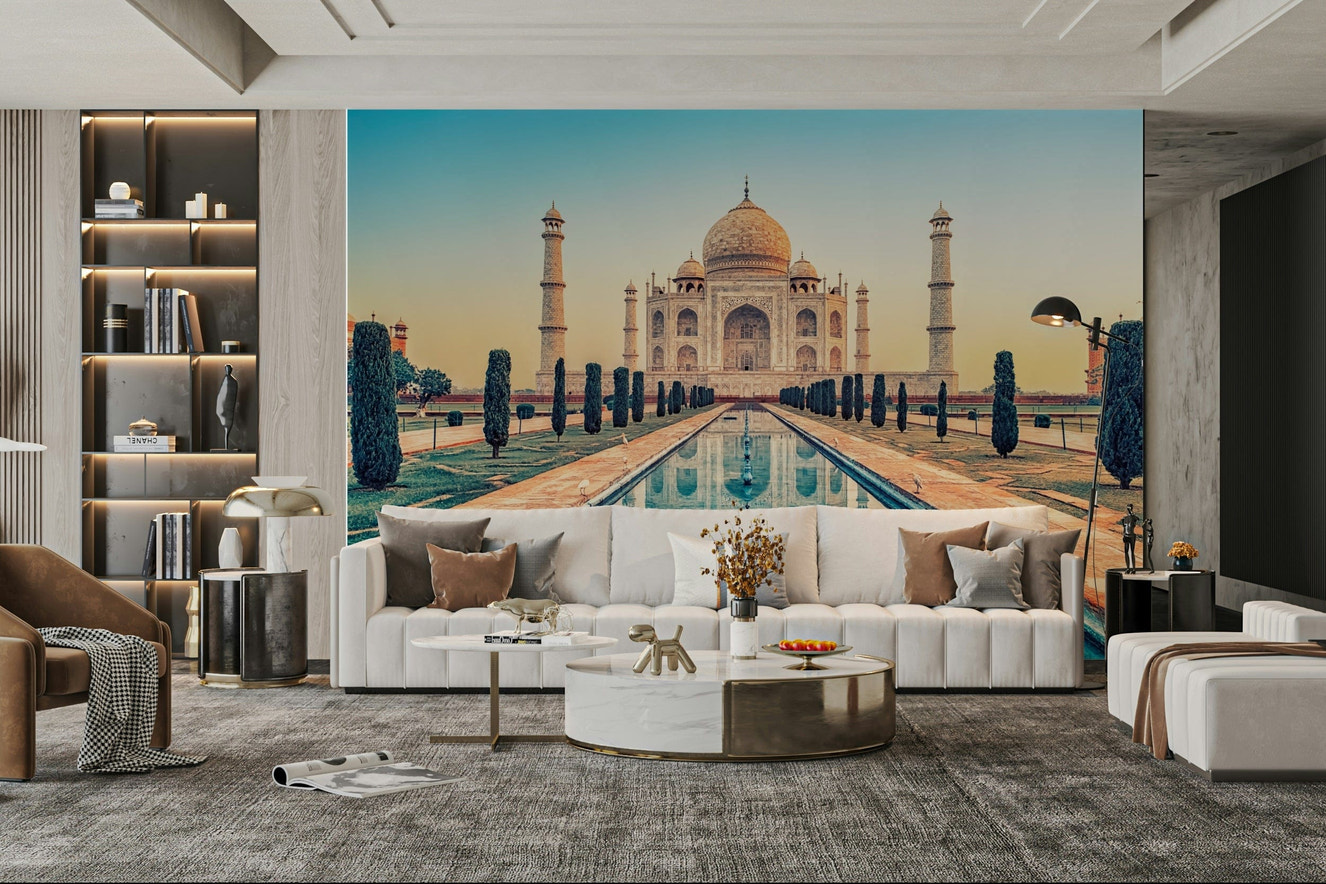 A serene historic landmark wall mural for your decor.


