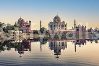 Professional wall decor featuring iconic white marble architecture photography.