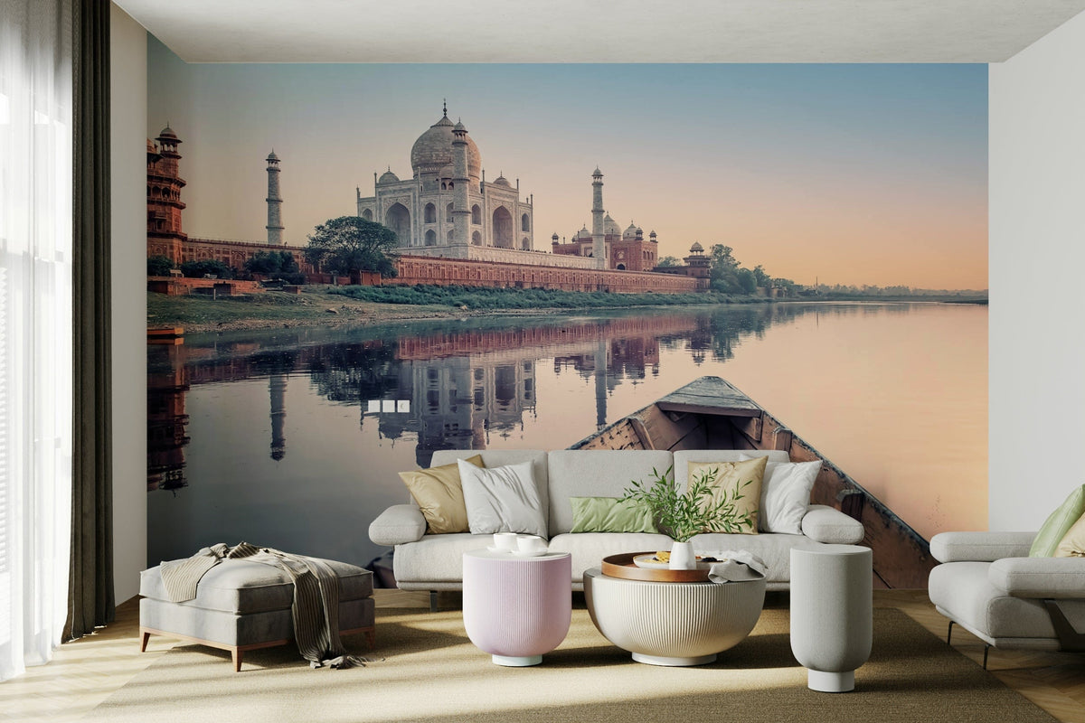 An artistic marble structure mural on minimalist wallpaper.


