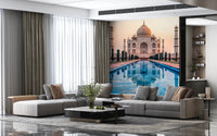 Taj Reflection Wall Mural