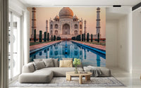 Taj Reflection Wall Mural
