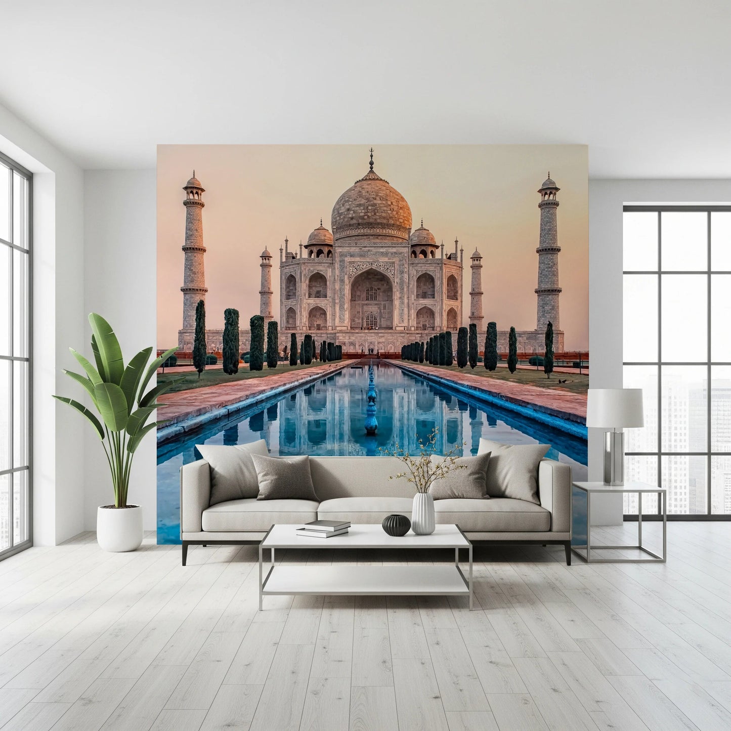 Taj Reflection Wall Mural