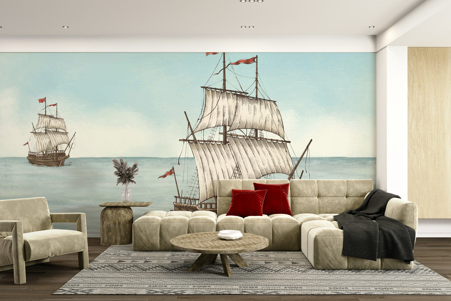 The image feels peaceful and restful.

