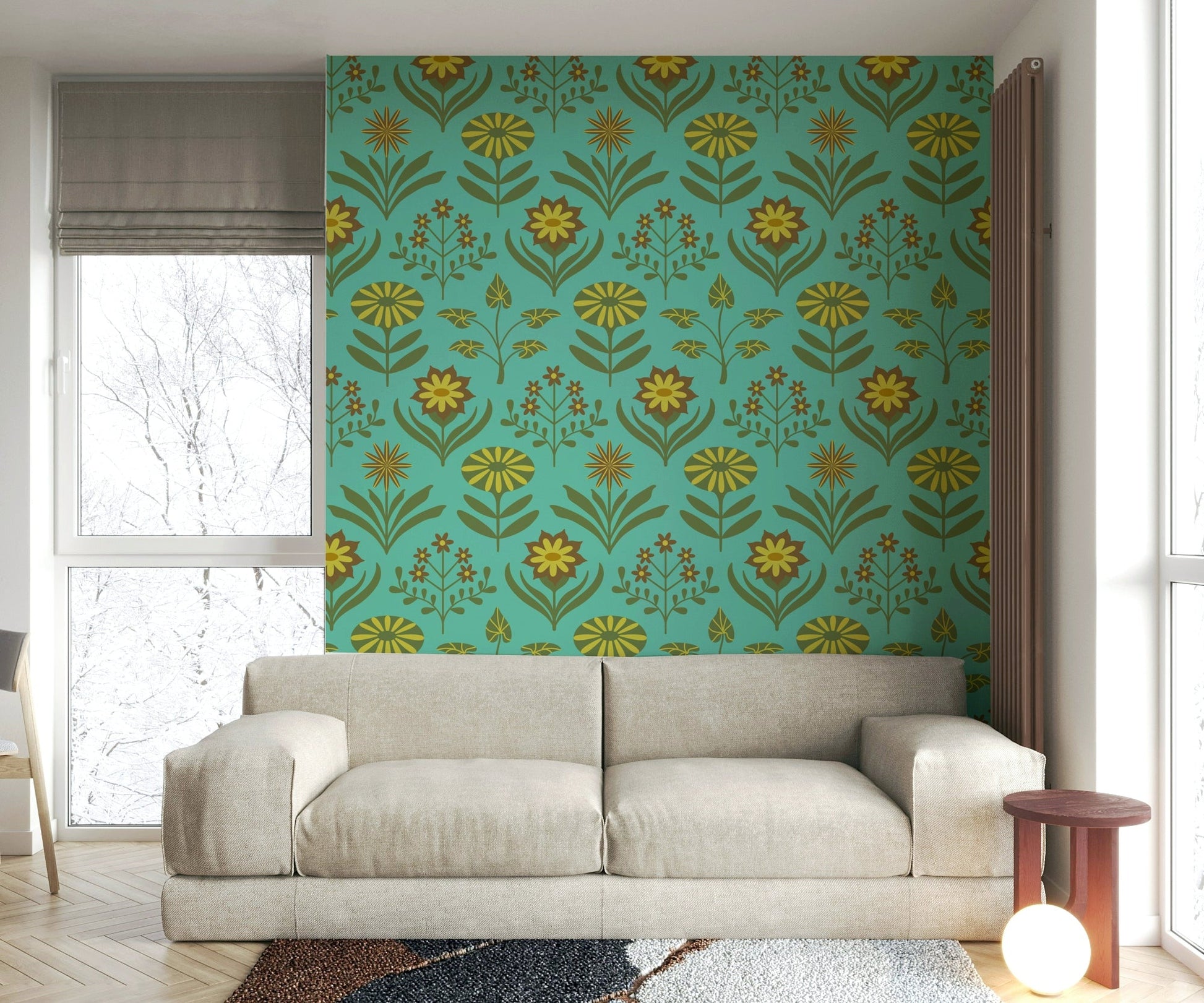 Cozy and inviting color palette for home decor.

