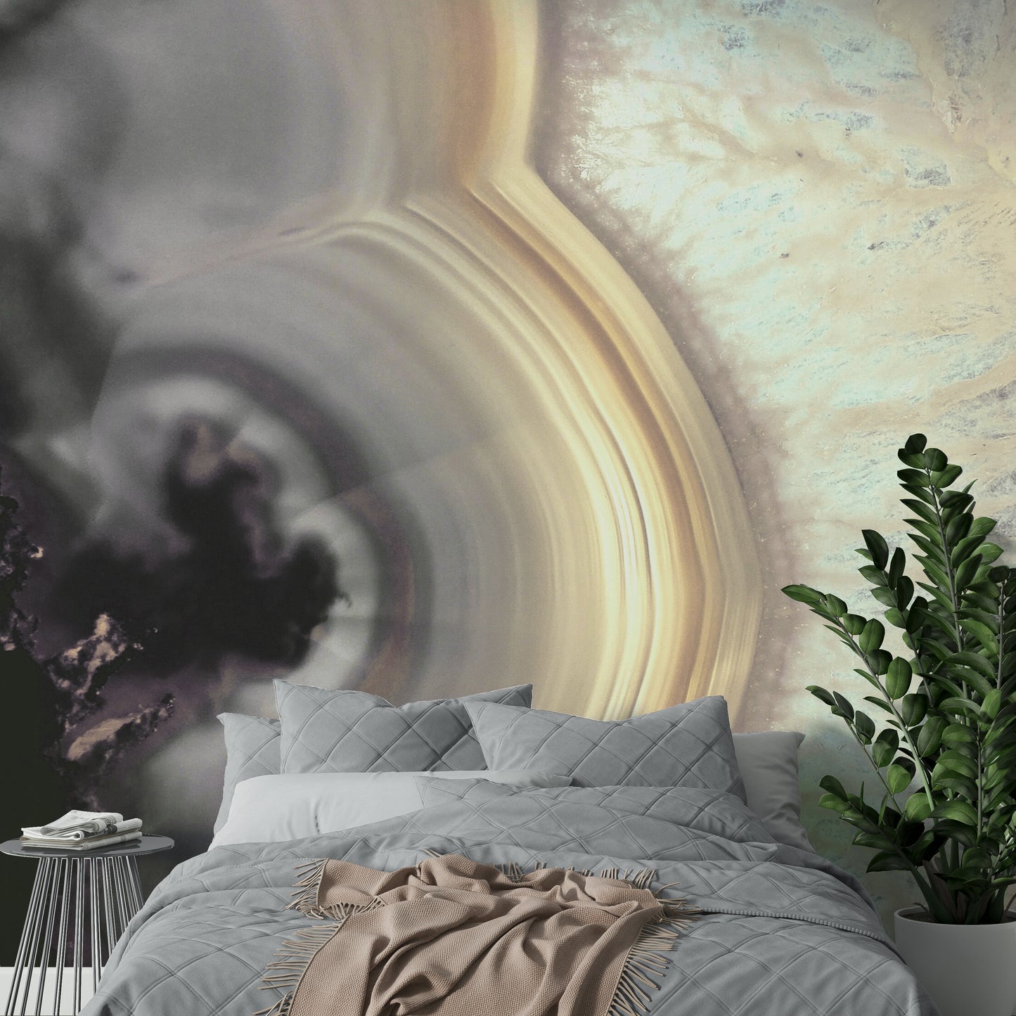 Natural agate pattern wallpaper

