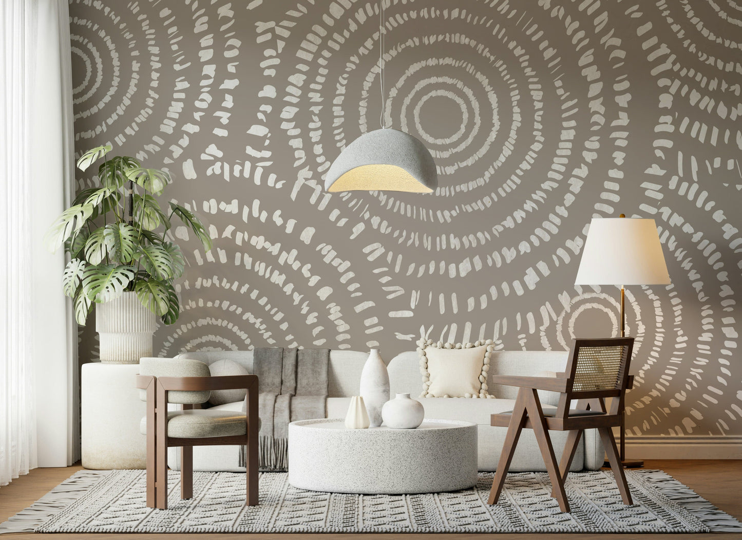 Concentric Echoes Wall Mural -2861688