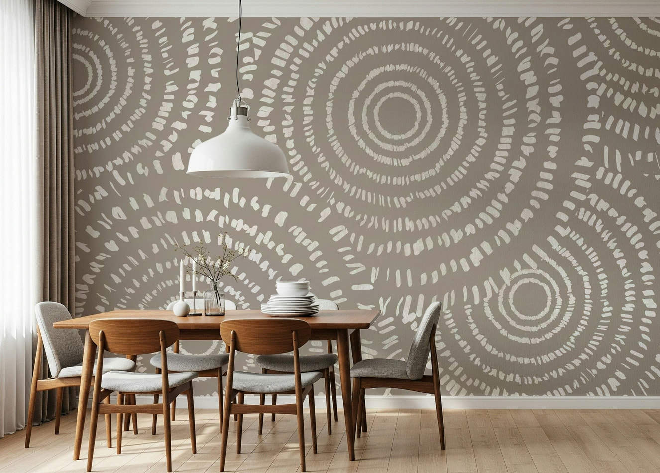 Concentric Echoes Wall Mural -2861688