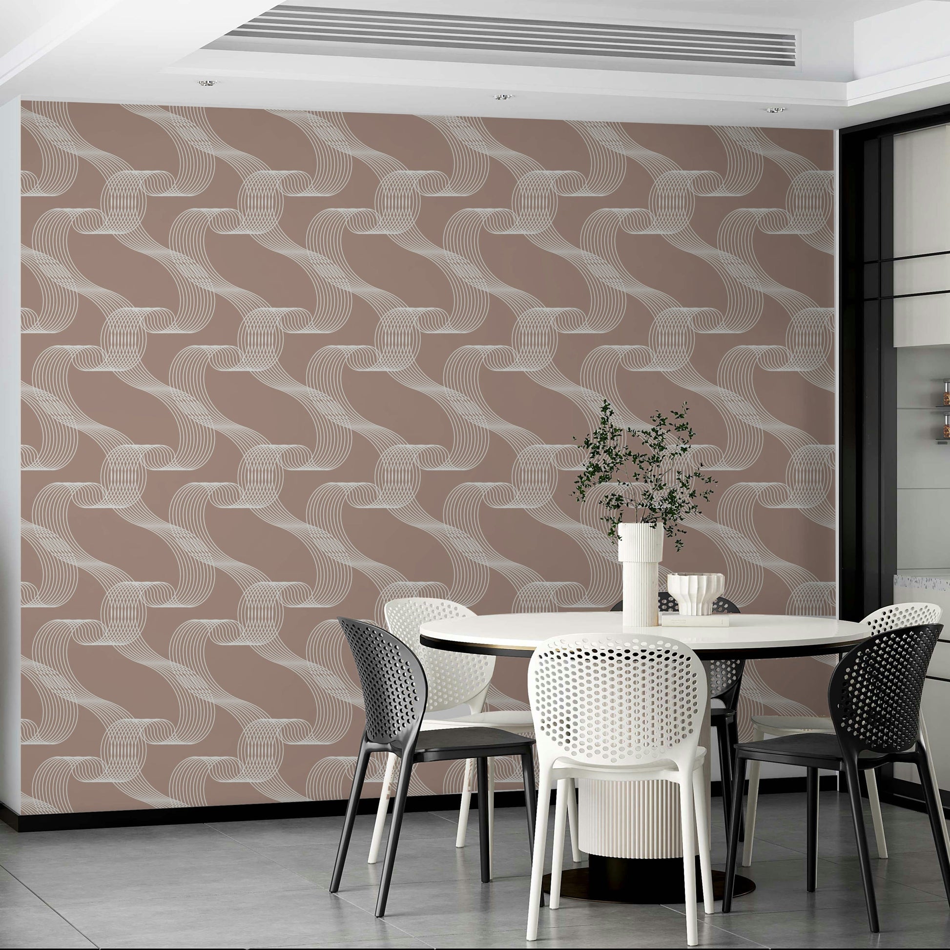 Wallpaper for walls with a clean, contemporary feel

