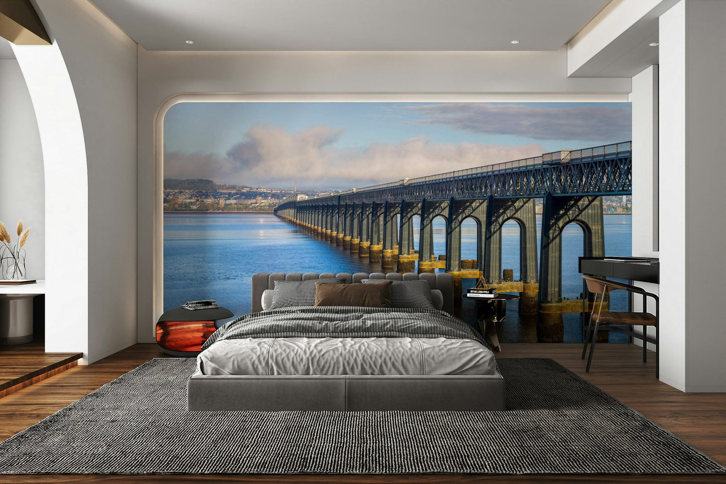 A serene Scottish landmark wall mural for your decor.

