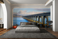 A serene Scottish landmark wall mural for your decor.

