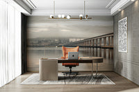 Tay Road Bridge mural for urban-inspired interiors

