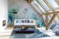 Serene flower scene with friendly petals

