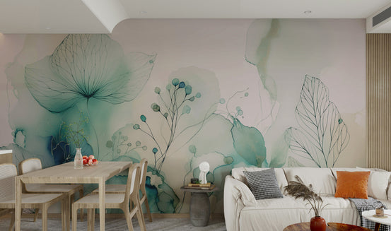 Mural wallpaper of a serenity blossom dream design

