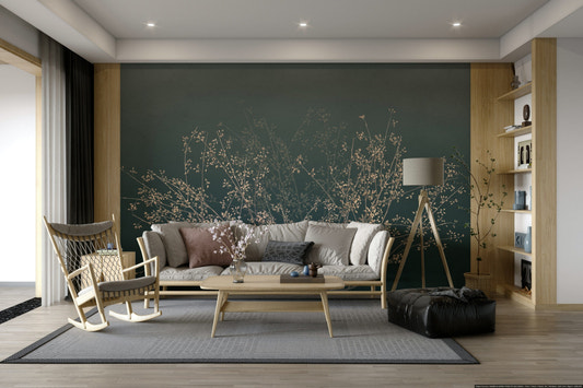 The colors are soft and gentle, with pale grays, whites, and light blues.

