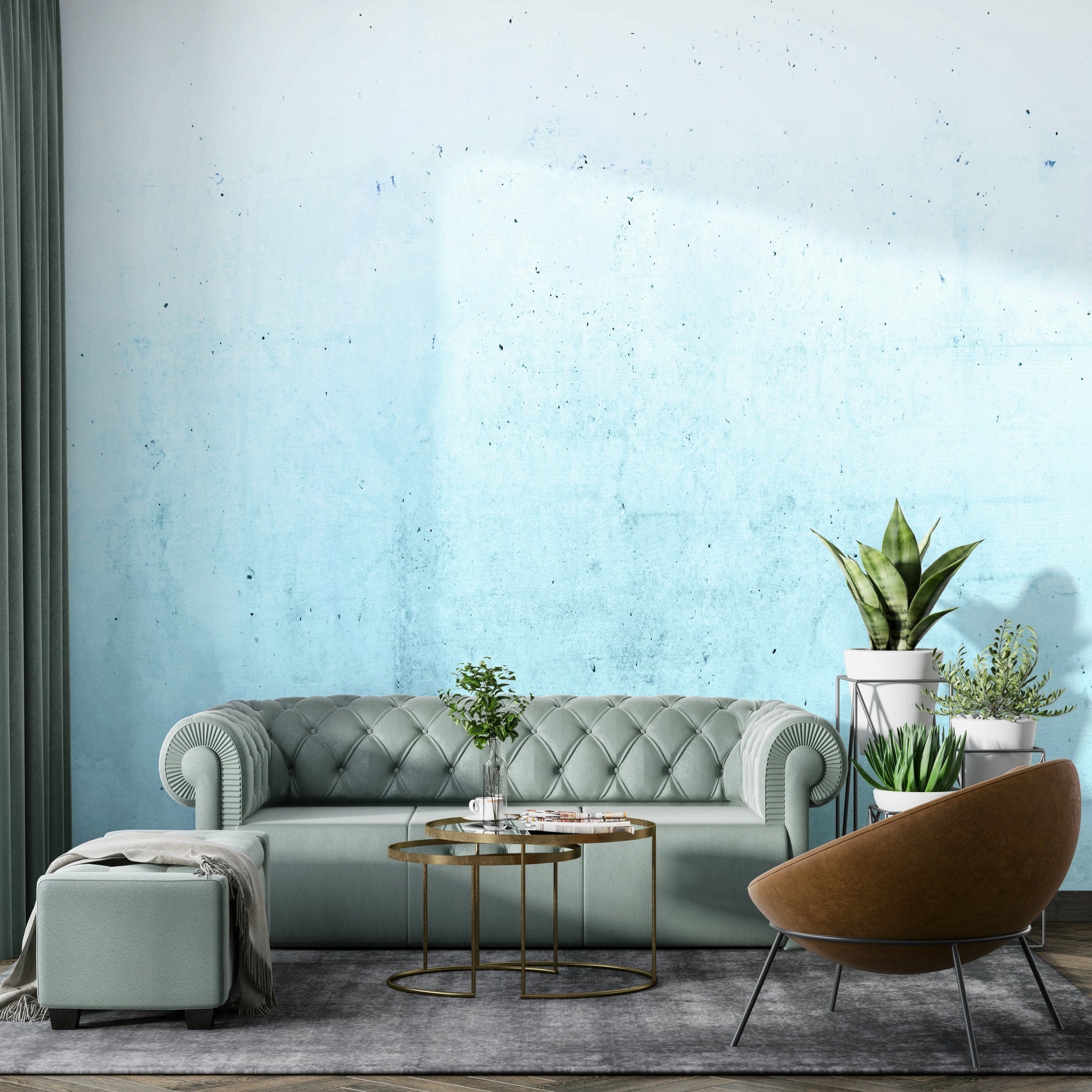 A stylish, modern, and artistic wall covering.

