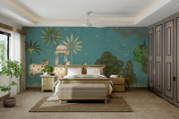 Neel Pichwai Wall Mural feature wall
