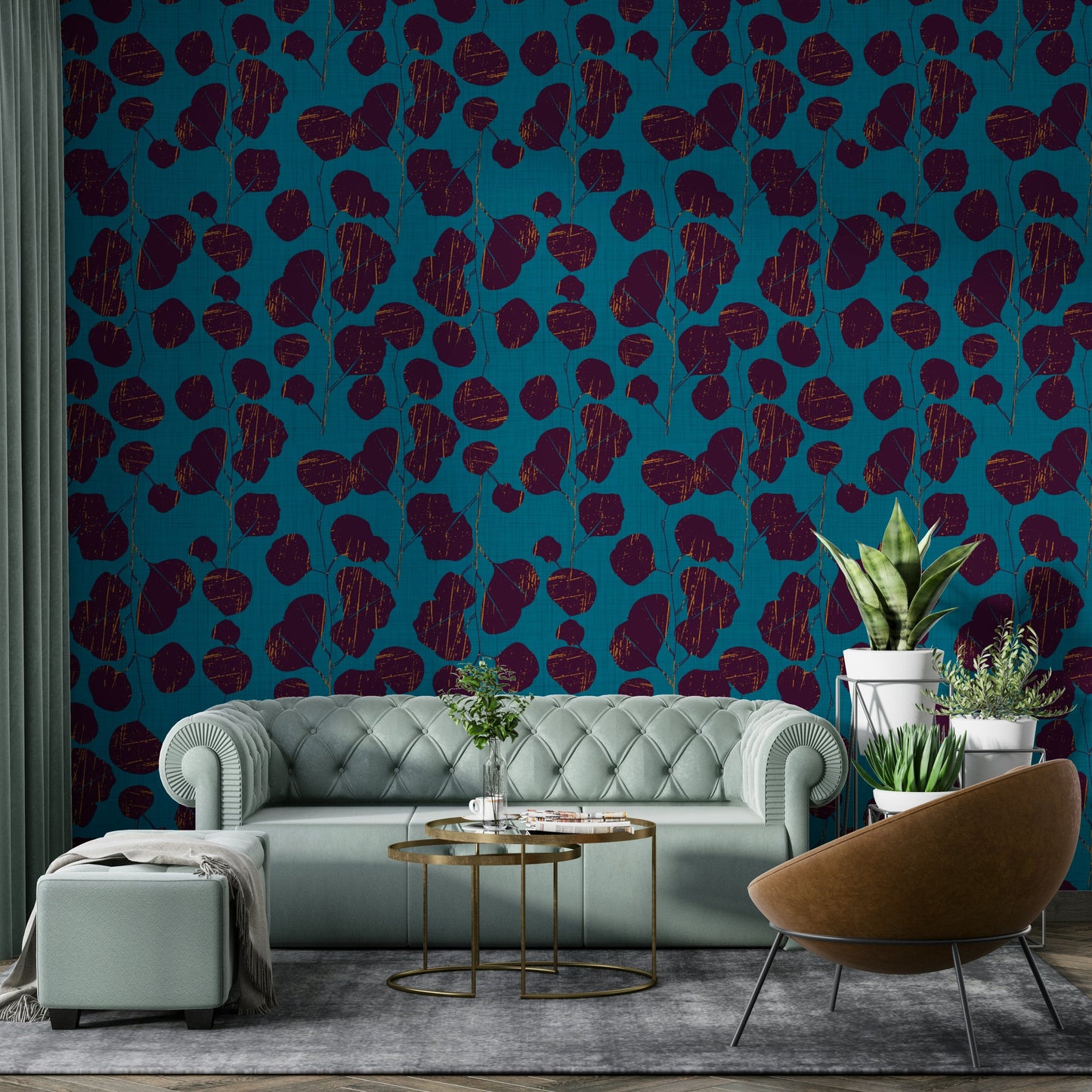 Boho Jewel Tone nature wallpaper