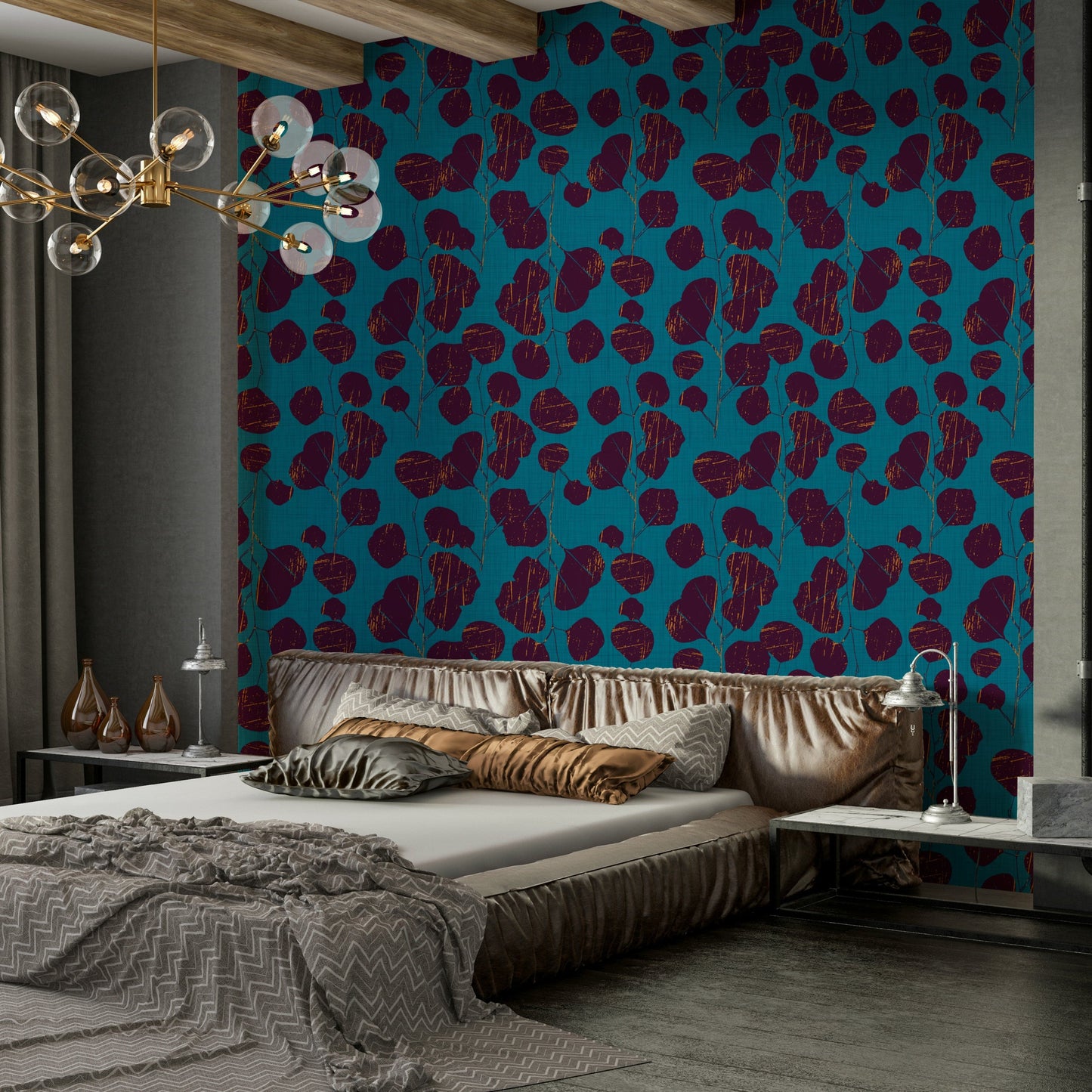 Boho Jewel Tone graceful wallpaper