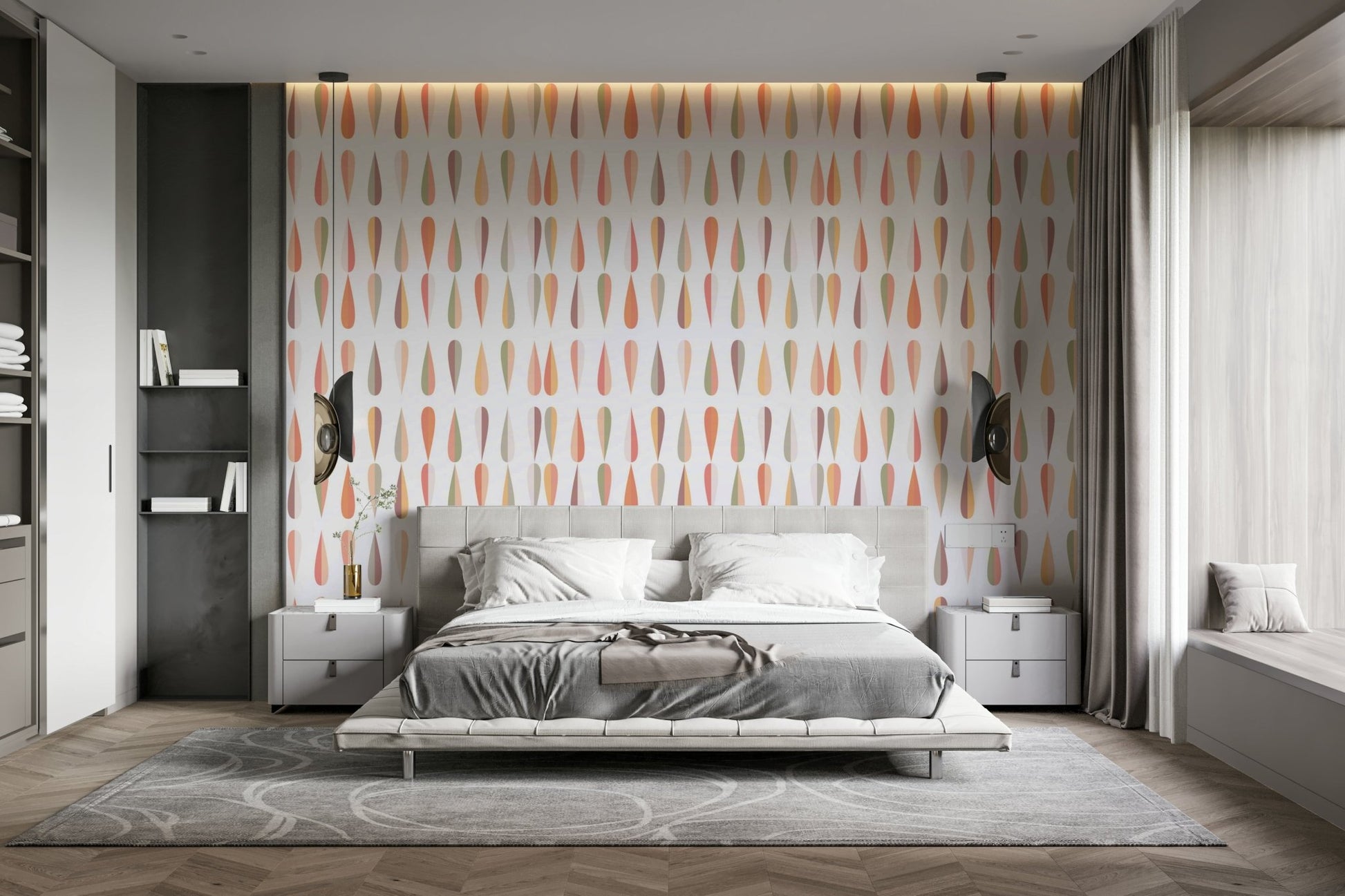 The design gives a feeling of quiet, natural beauty.

