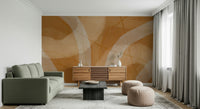 A serene flowing design wall mural for your decor.
