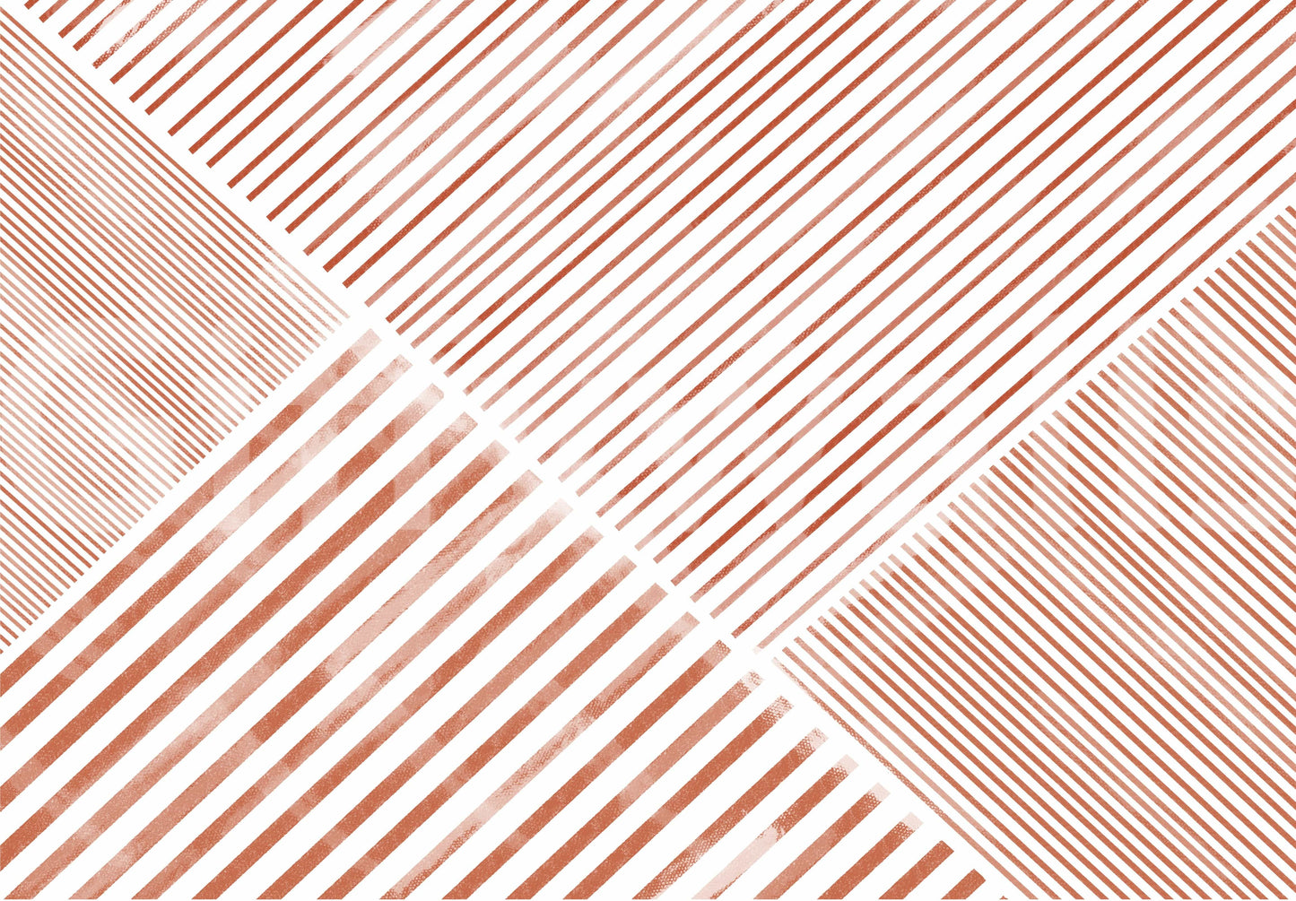 A calming modern pattern wallpaper mural that defines a space.