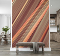 Modern Curves premium wall covering vertical lines warm neutral palette
