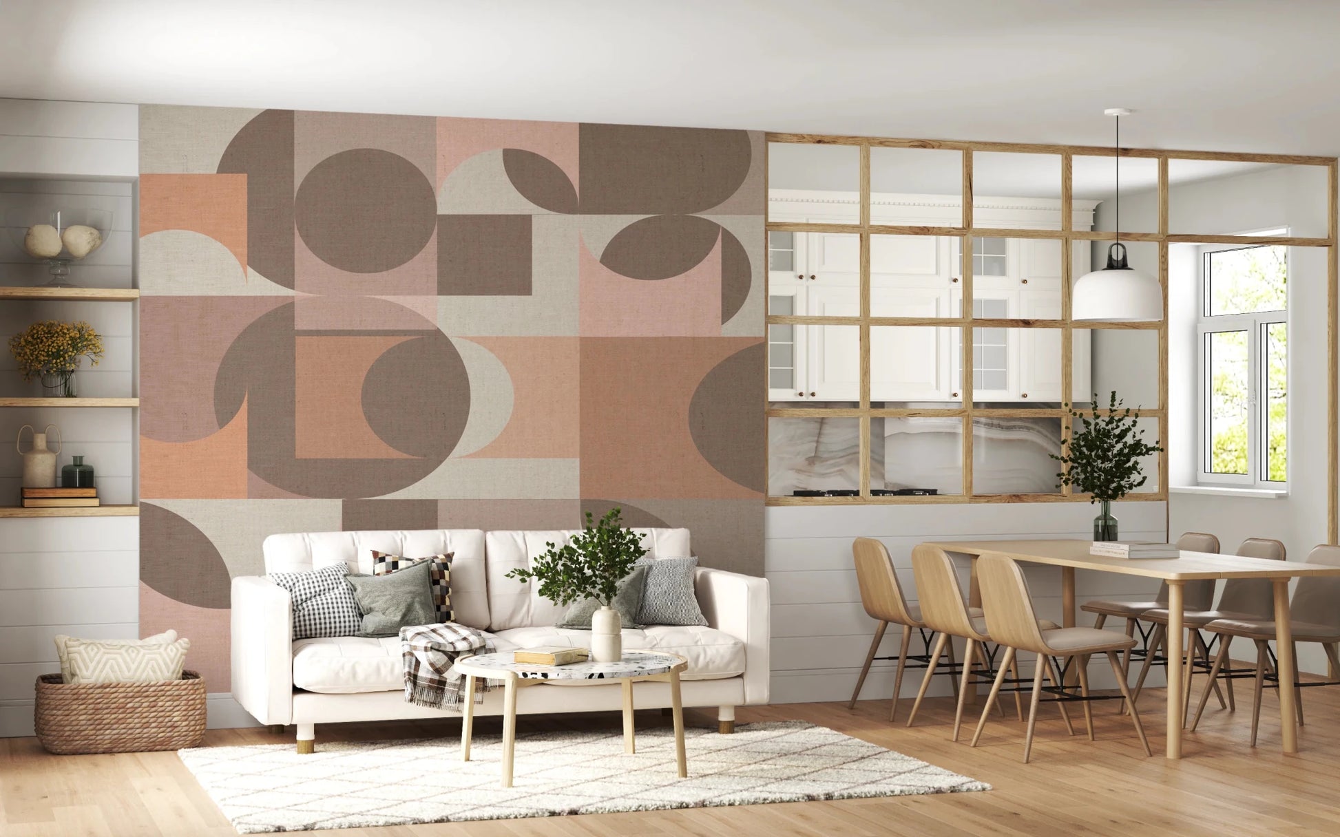Terra Shapes Wall Mural