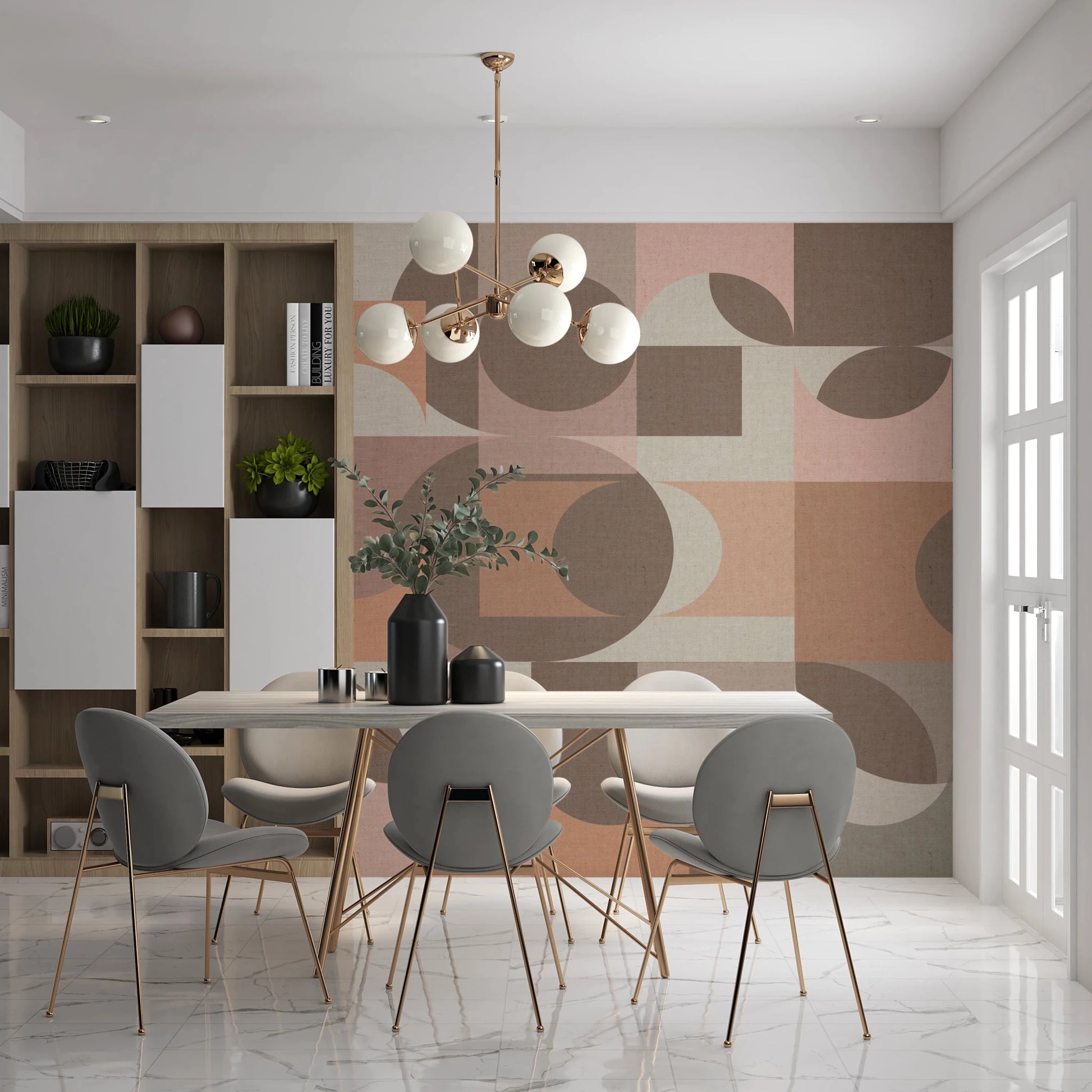 Terra Shapes Wall Mural
