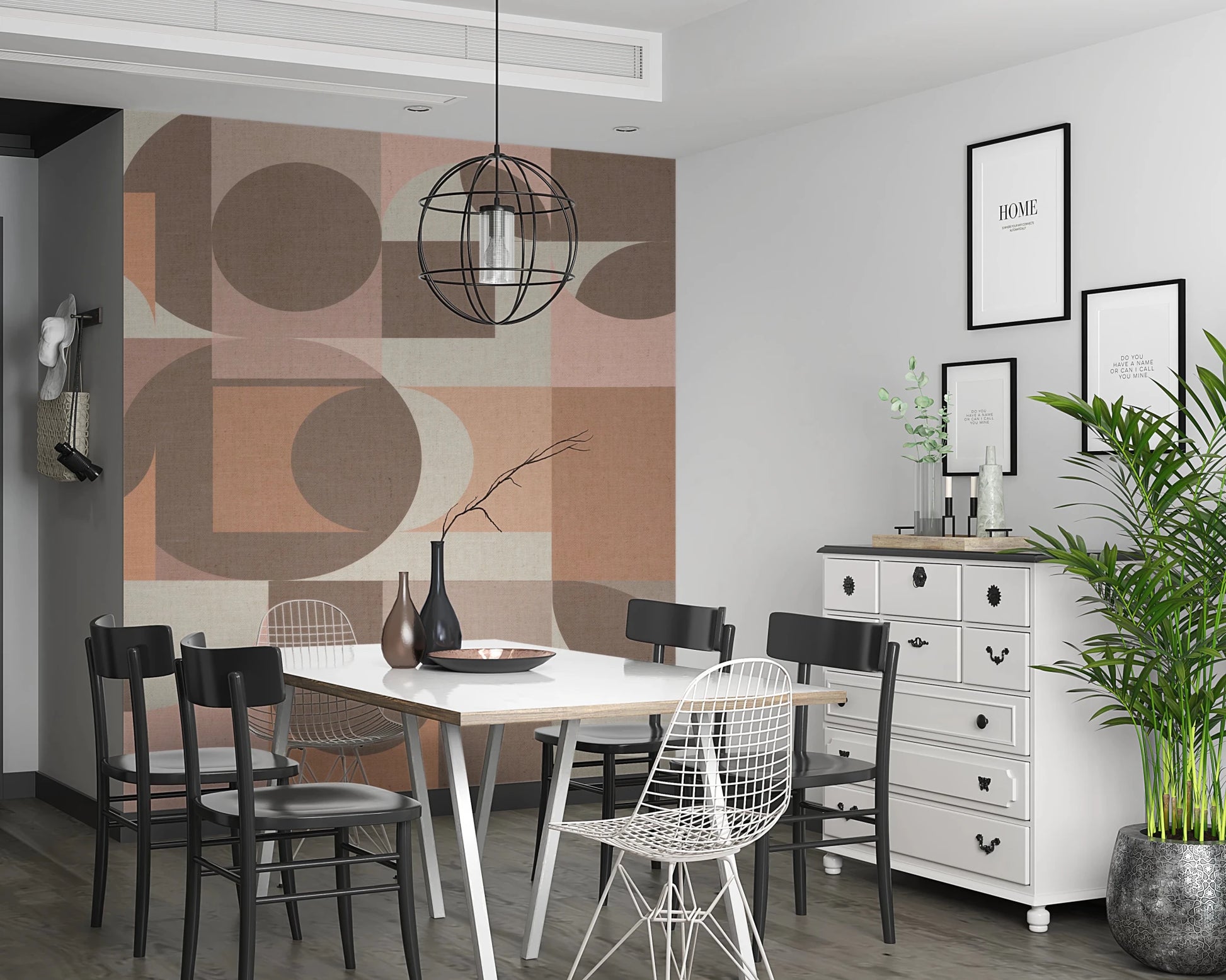 Terra Shapes Wall Mural