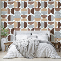 The style is modern and has a bohemian, artistic feel.

