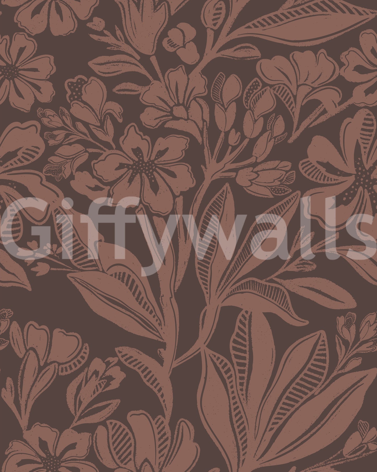 Terracotta Bloom Wallpaper⁠