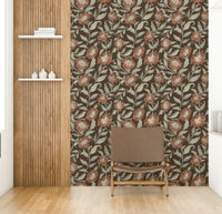Soft flower trail wallpaper for cozy rooms

