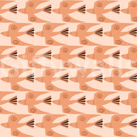 Artisanal dove mural wallpaper
