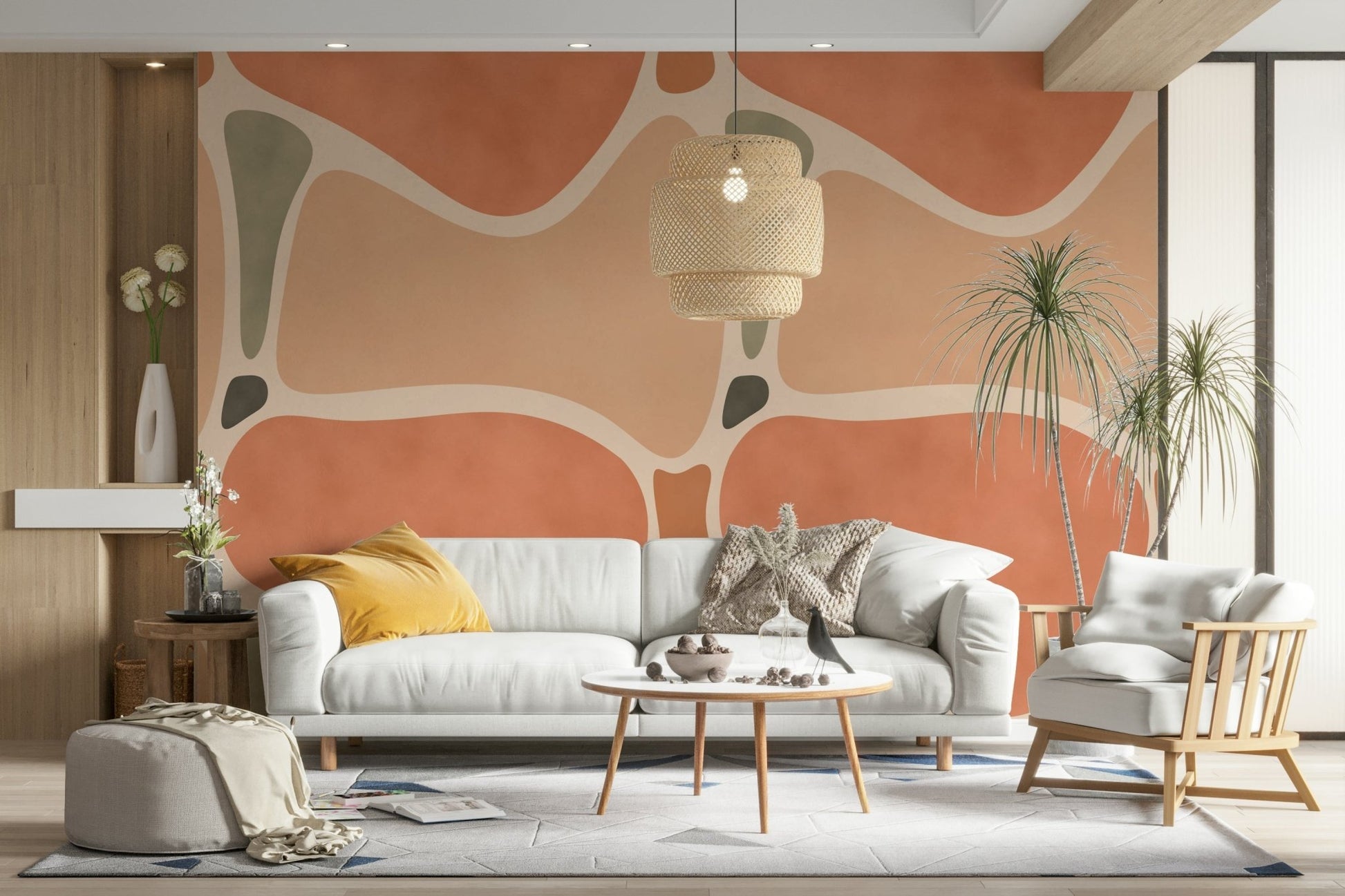 Unique shapes and terracotta hues

